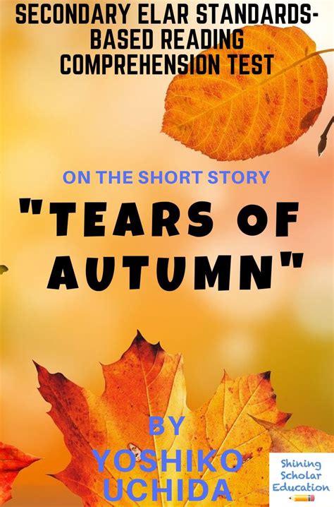 tears of autumn selection test|The Tears of Autumn Quiz .